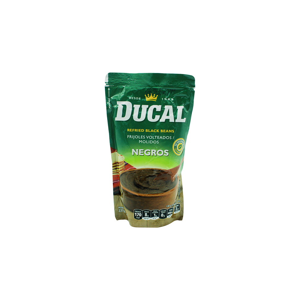DUCAL FRIJOLES NEGROS MOLIDOS 227G