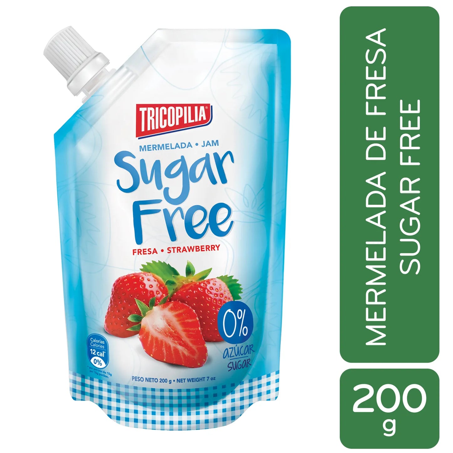 JALEA TRICOPILIA FRESA SUGAR FREE 200G