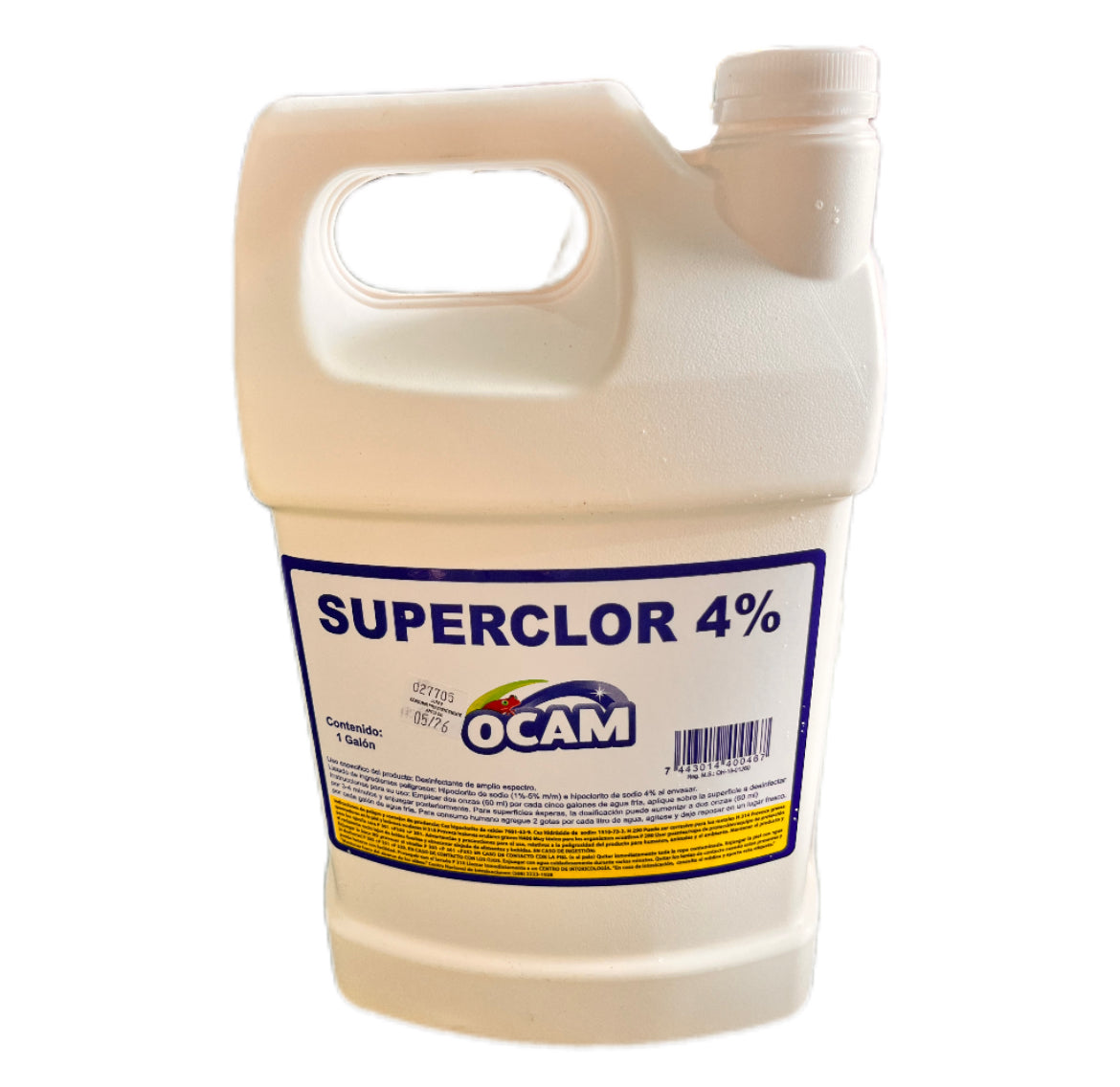CLORO SUPERCLORO 4% GALÓN