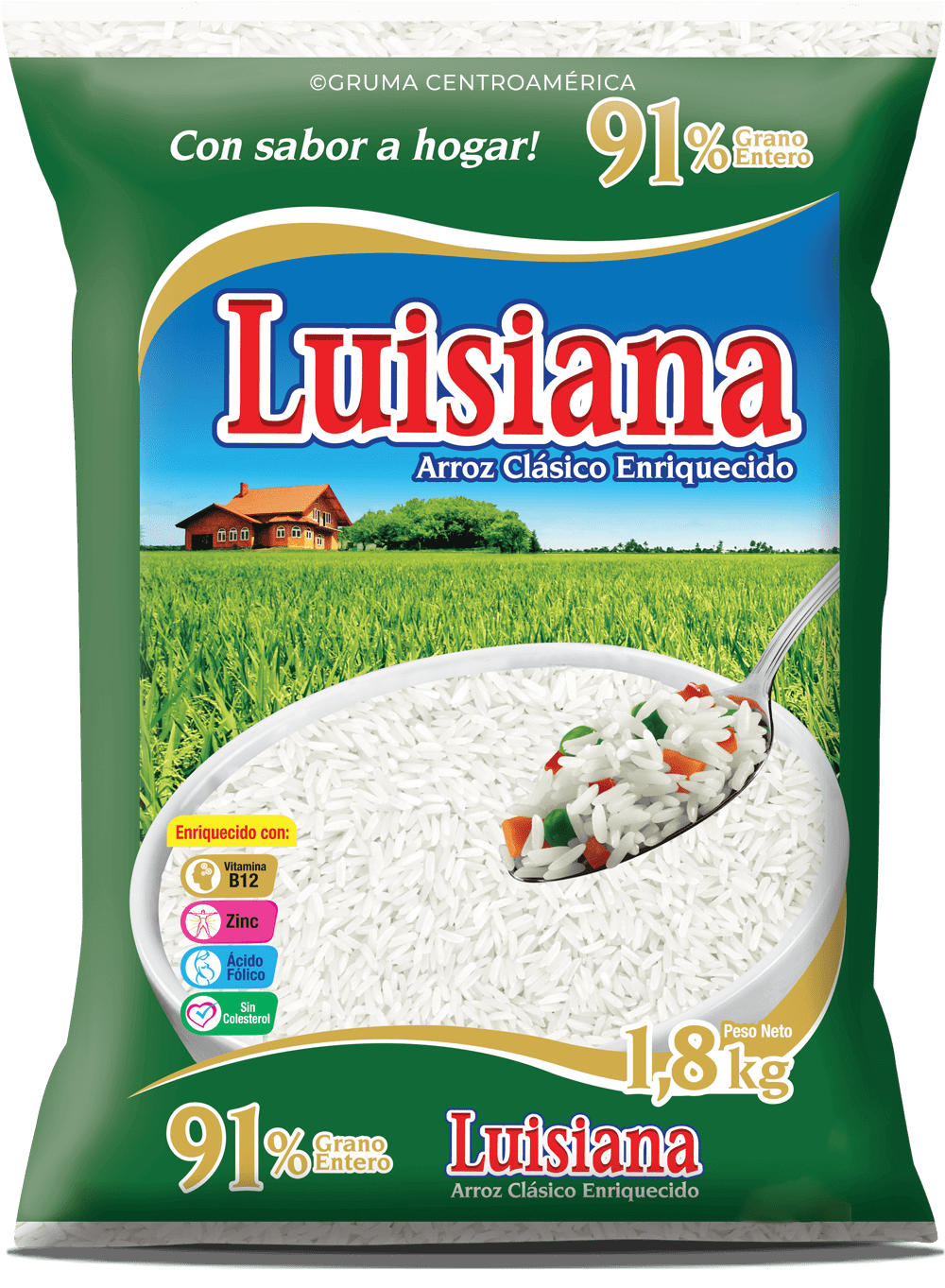 ARROZ LUISIANA 91% 1.8K
