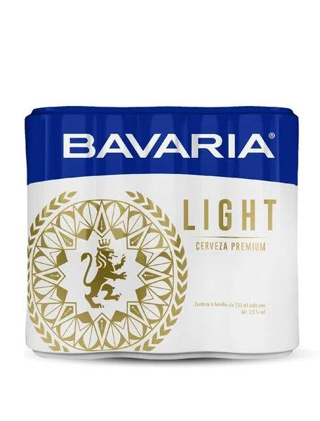 BAVARIA LIGHT LT 350ML 6PK