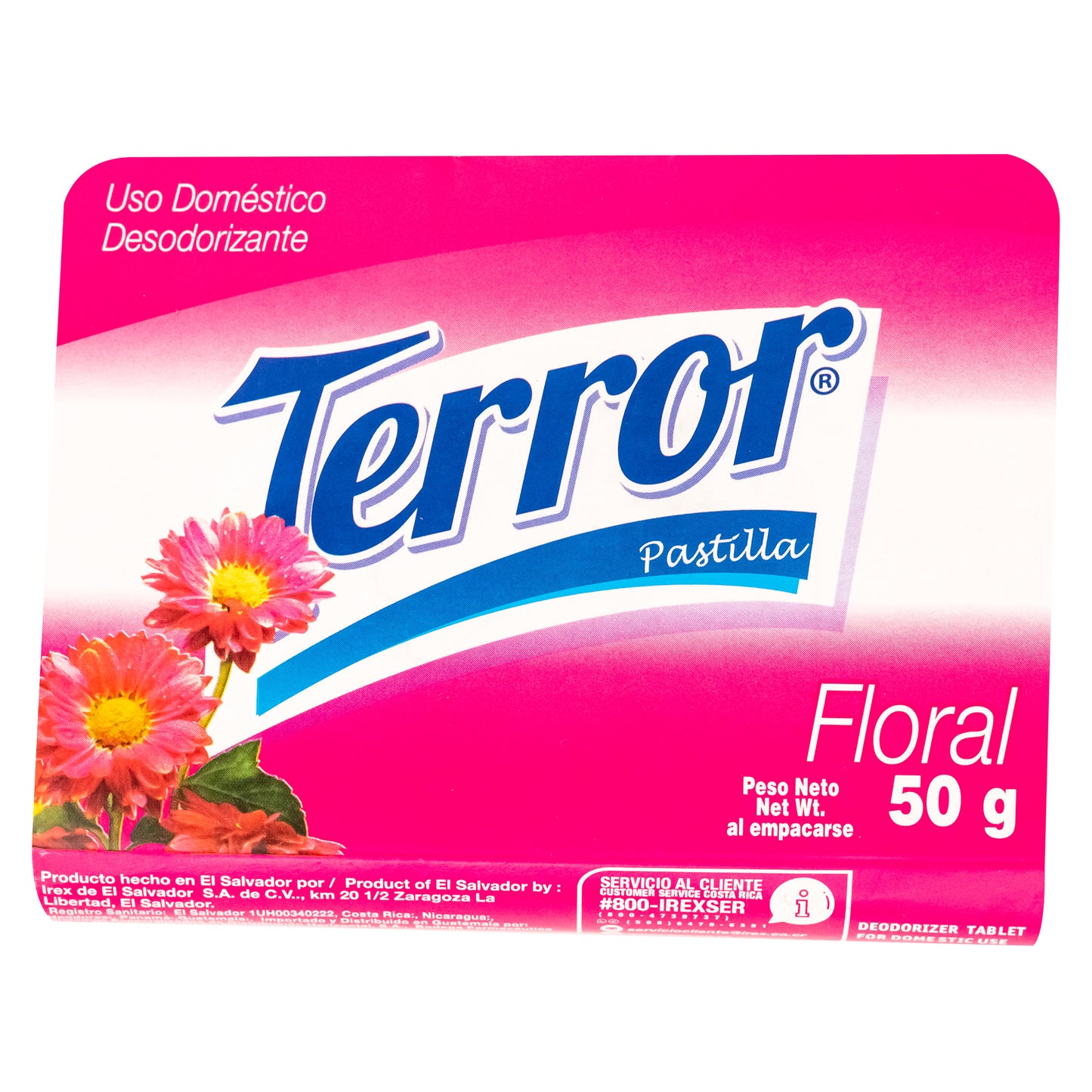 TERROR FLORAL PASTILLA 50g