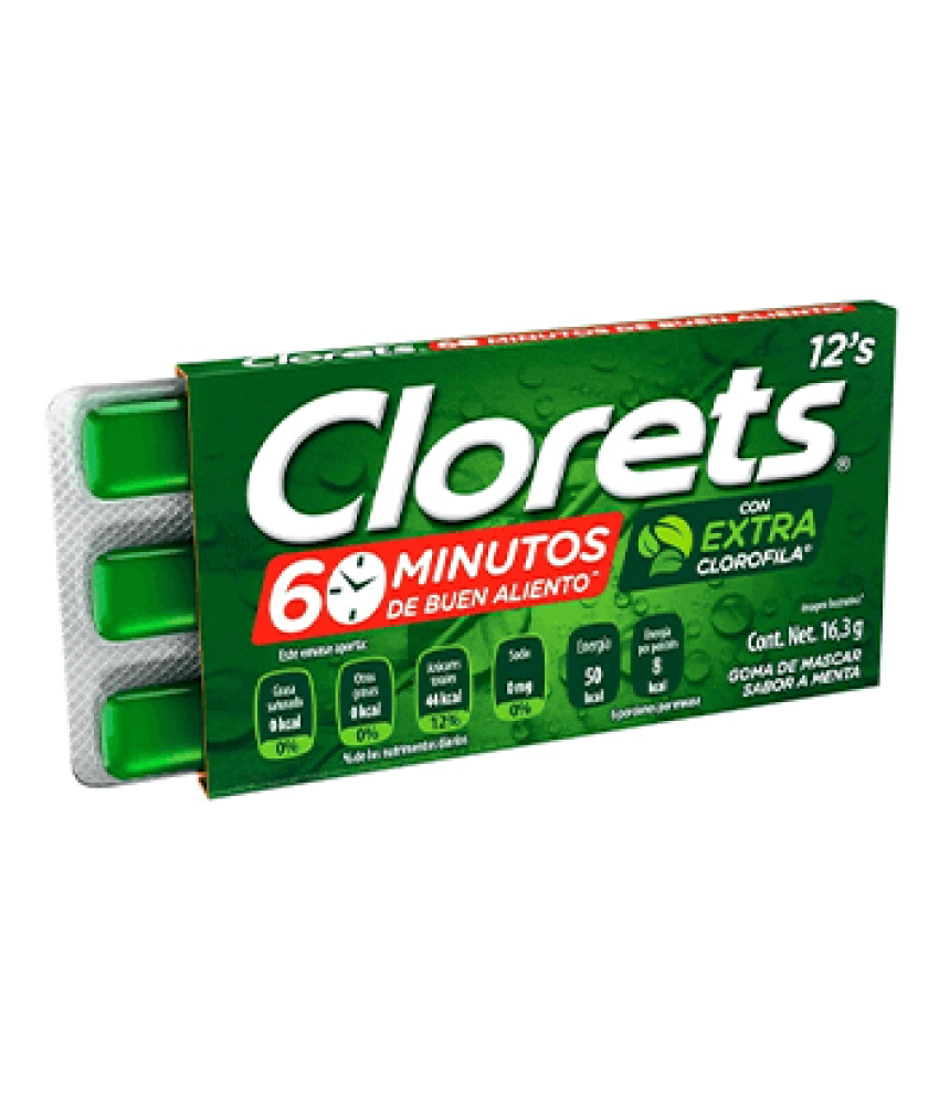 CLORETS 12UDS
