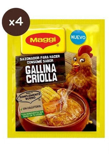 CONSOME GALLINA CRIOLLA 4UDS 40G