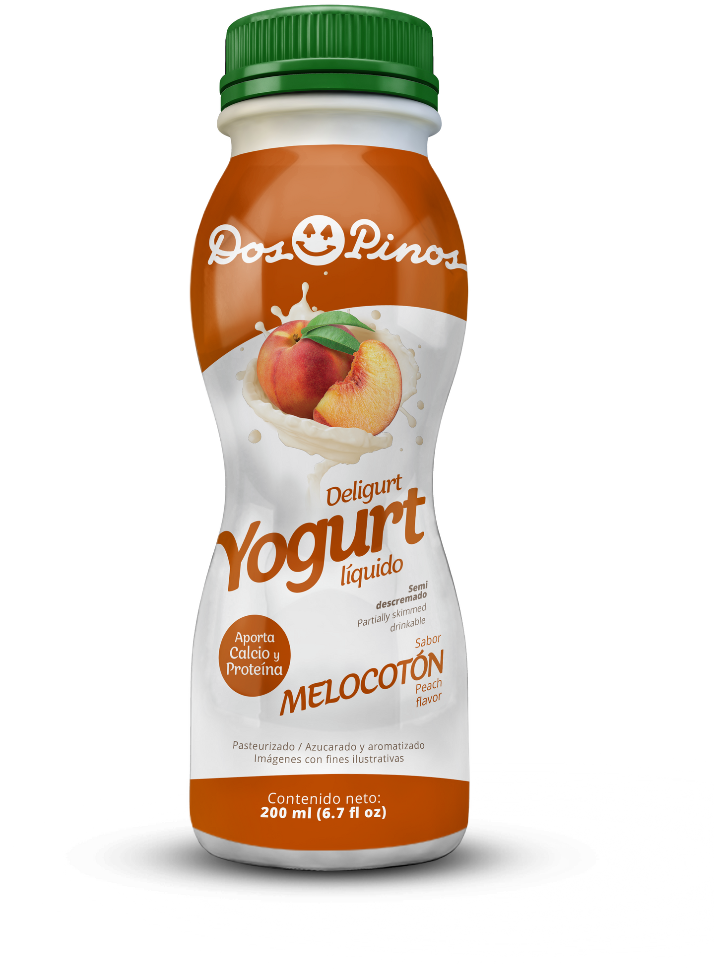 DELIGURT LÍQUIDO MELOCOTÓN 200ML