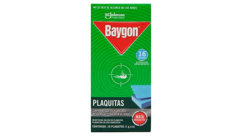 BAYGON PLAQUITAS 16U