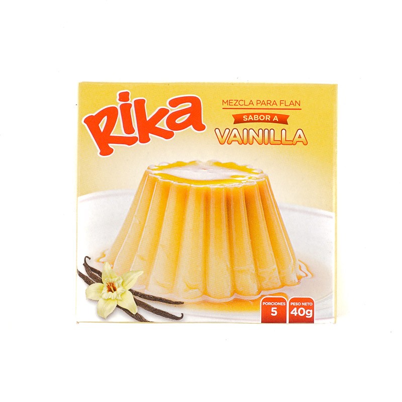 FLAN RIKA VAINILLA 40G