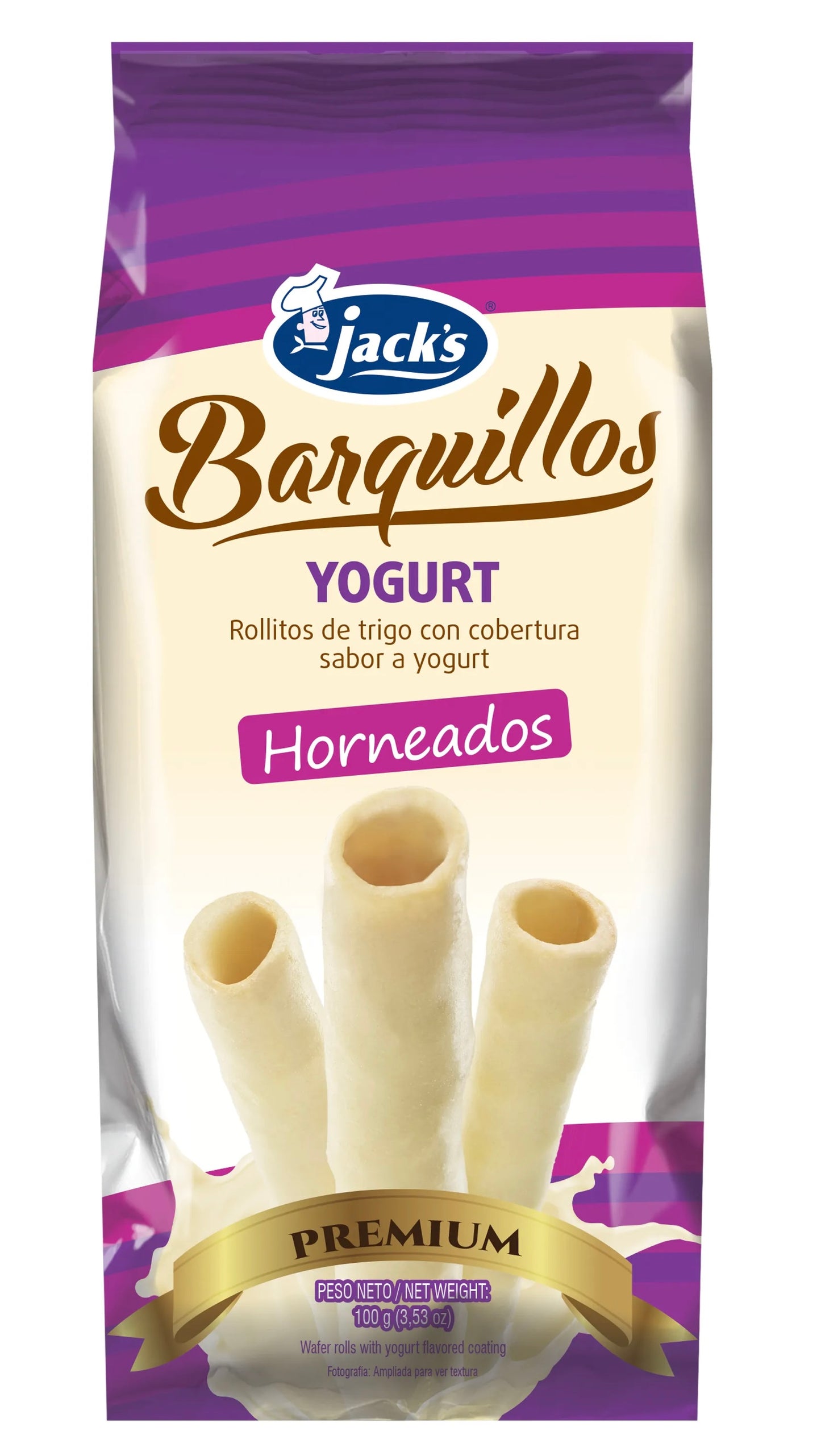 BARQUILLOS YOGURT 100G