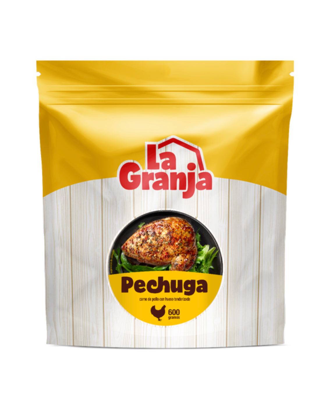 LA GRANJA PECHUGA DE POLLO C/HUESO 600G