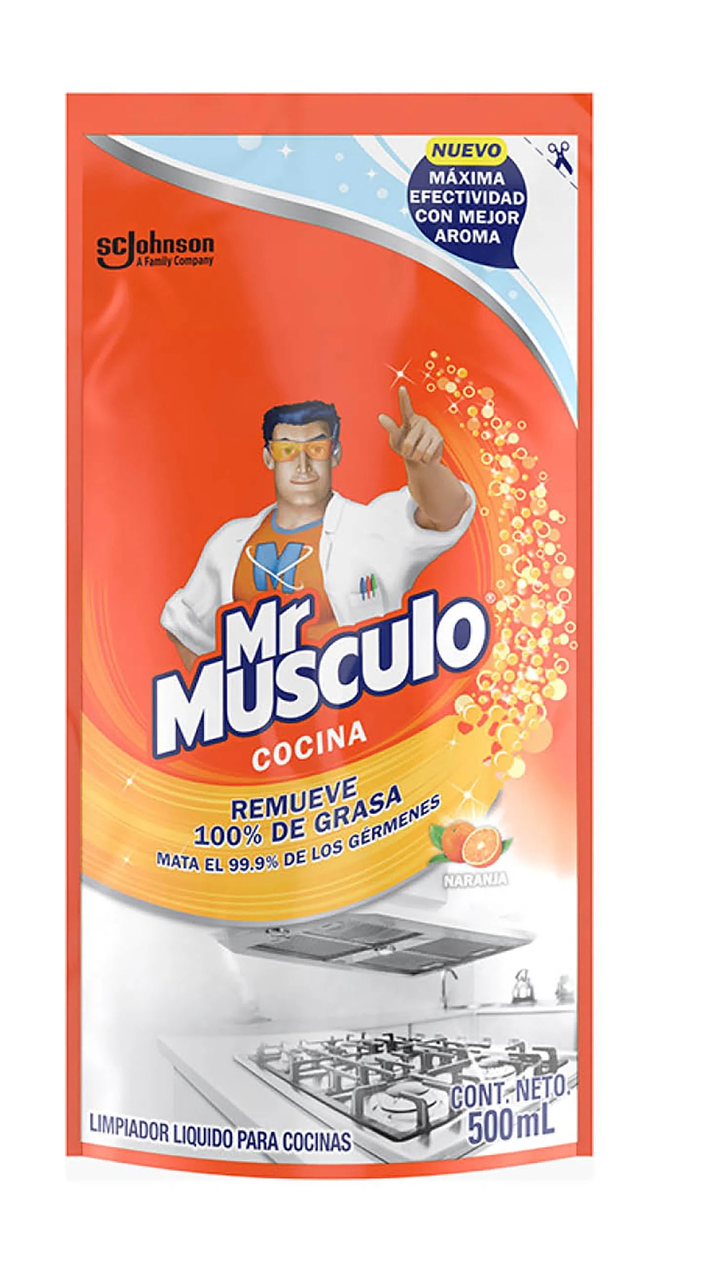 MR MUSCULO COCINA NARANJA 500ML