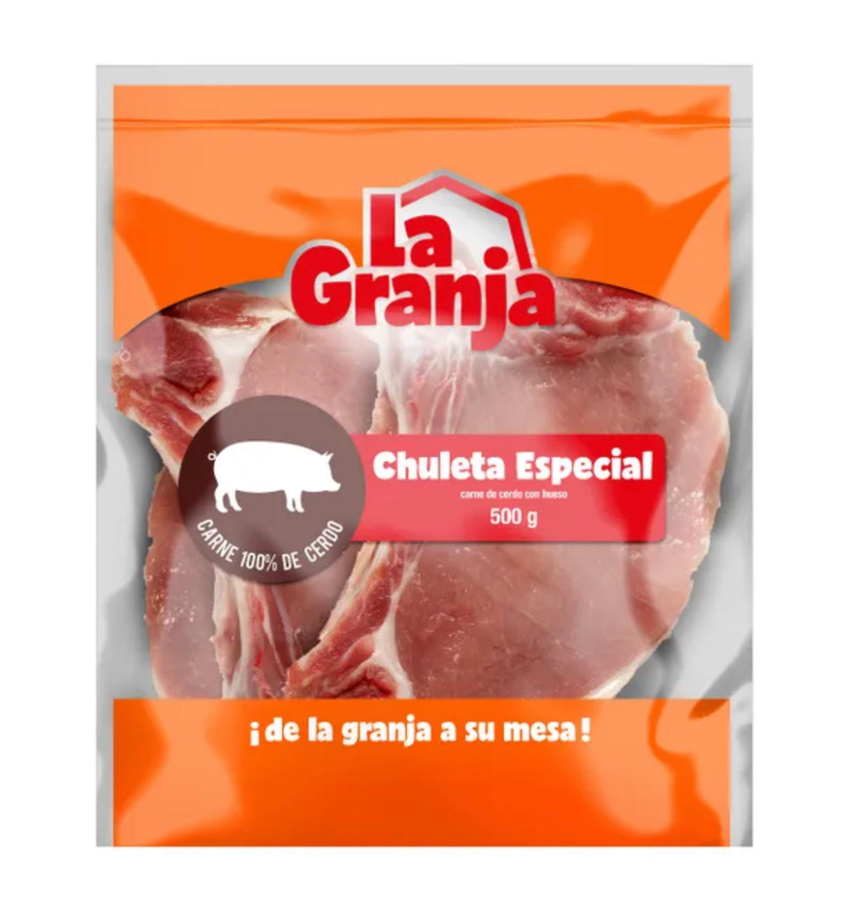 LA GRANJA CHULETA ESPECIAL DE CERDO 500G