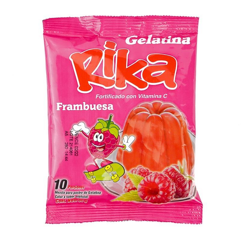 GELATINA RIKA FRAMBUEZA 80G