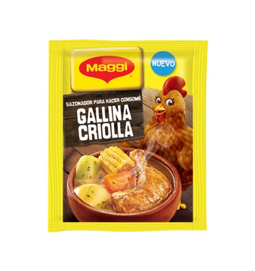 MAGGI CONSOME DE GALLINA CRIOLLA 10G 4UDS