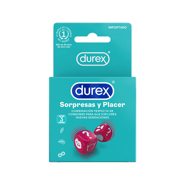 CONDONES DUREX SORPRESA Y PLACER