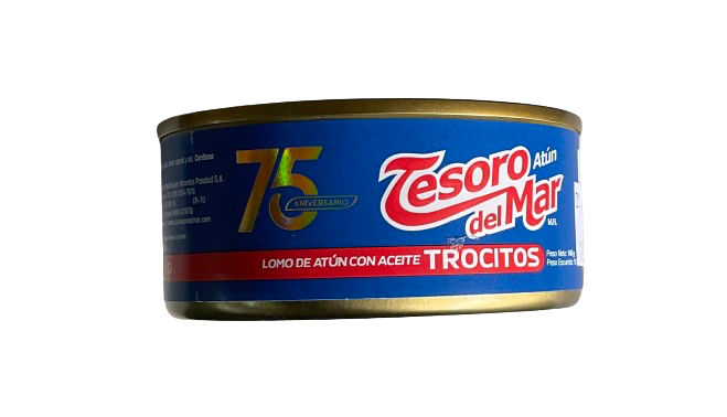 ATÚN TESORO DEL MAR TROCITOS EN ACEITE 140G