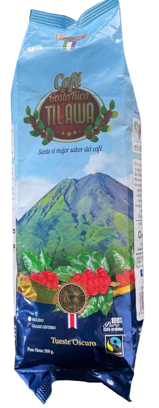CAFÉ TILAWA GRANO ENTERO 500G