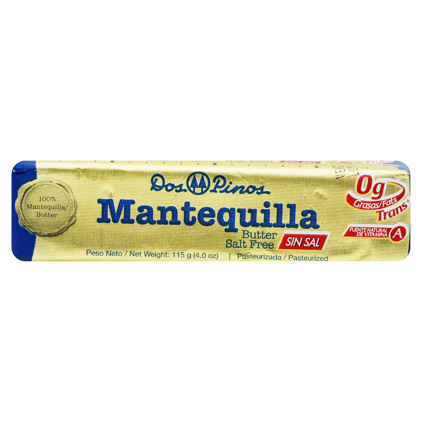 DOS PINOS MANTEQUILLA SIN SAL 115G