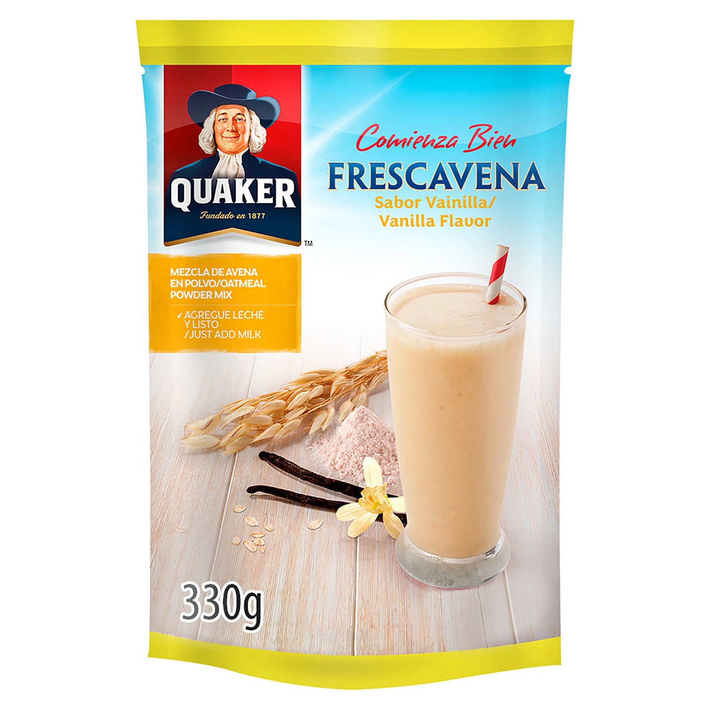 QUAKER AVENA VAINILLA 330G