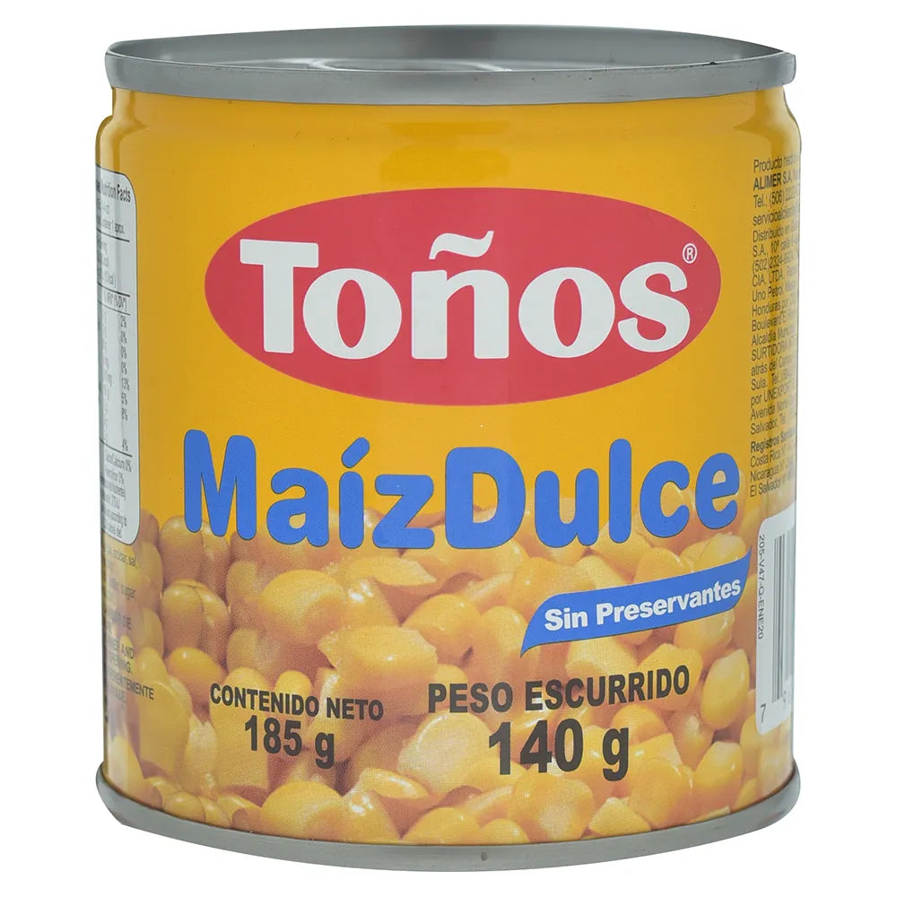 TOÑOS MAÍZ DULCE 185G