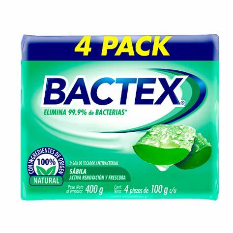 JABON BACTEX SABILA 4PACK 400G