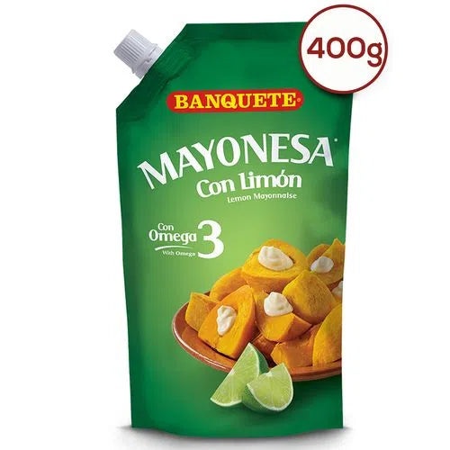 MAYONESA BANQUETE C/LIMON 400G
