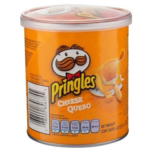 PAPAS FRITAS PRINGLES QUESO 40G