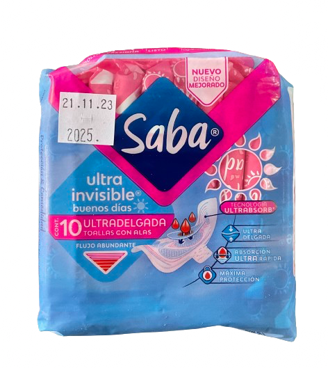 SABA ULTRADELGADA C/A 10UDS