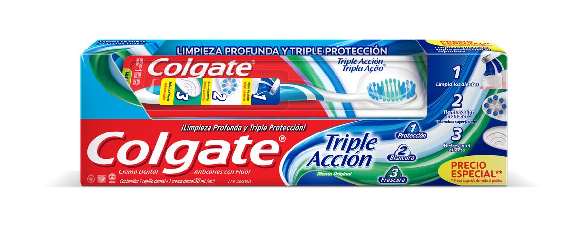 CREMA DENTAL COLGATE + CEPILLO