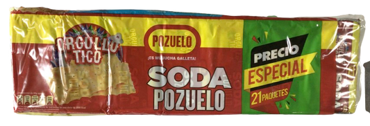 GALLETA SODA POZUELO MEGAPACK 462G 21UDS