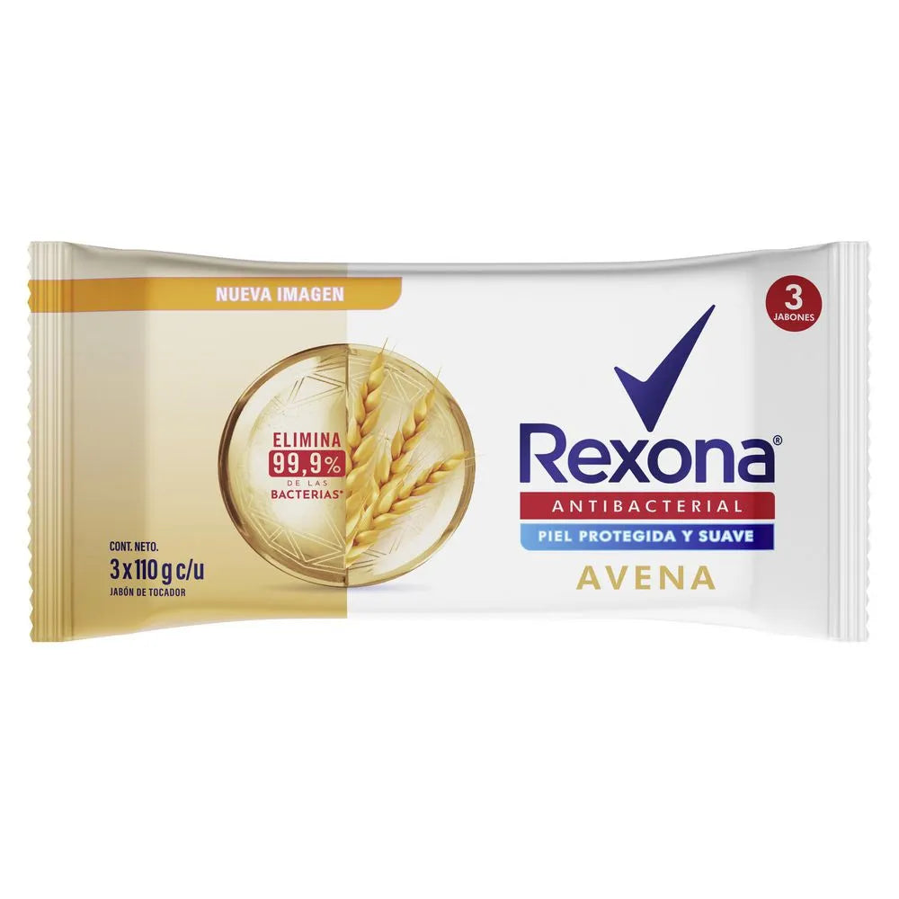 JABÓN ANTIBACTERIAL REXONA 110g