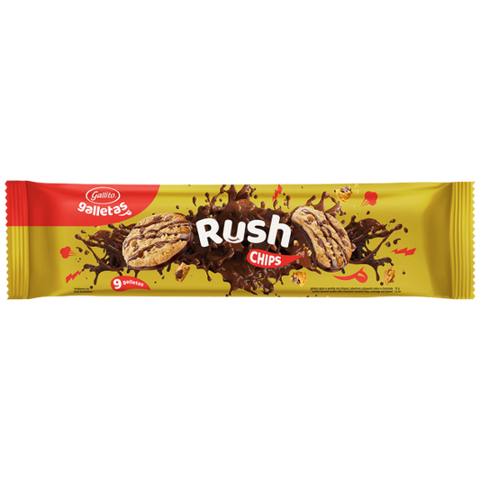 GALLETAS GALLITO RUSH CHIPS 97G