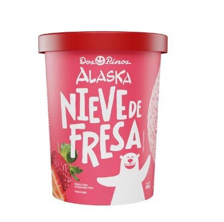 ALASKA NIEVE DE FRESA 499G