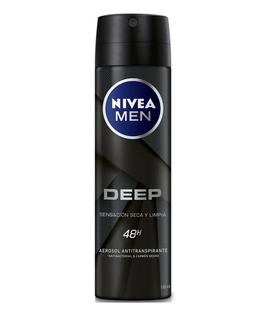 SPRAY DEEP BLACK HOMBRE NIVEA 150ml
