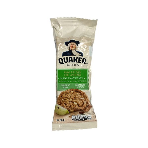 GALLETA QUAKER AVENA/MANZANA Y CANELA 38G