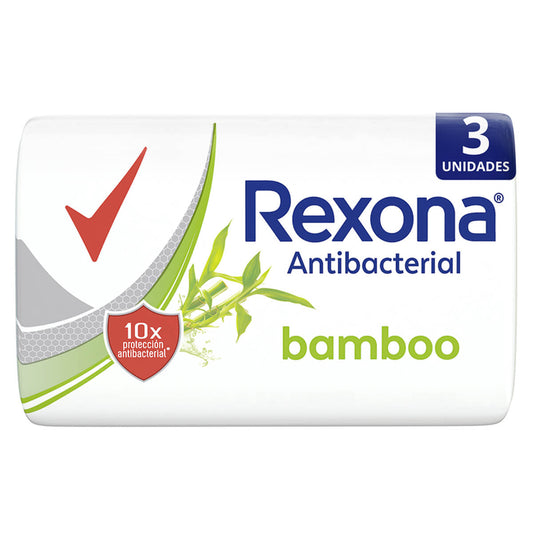 JABON REXONA ANTIBACTERIAL BAMBOO 110g