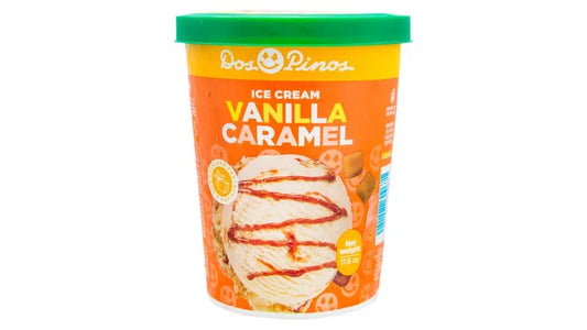 HELADO DOS PINOS VAINILLA CARAMELO 499G