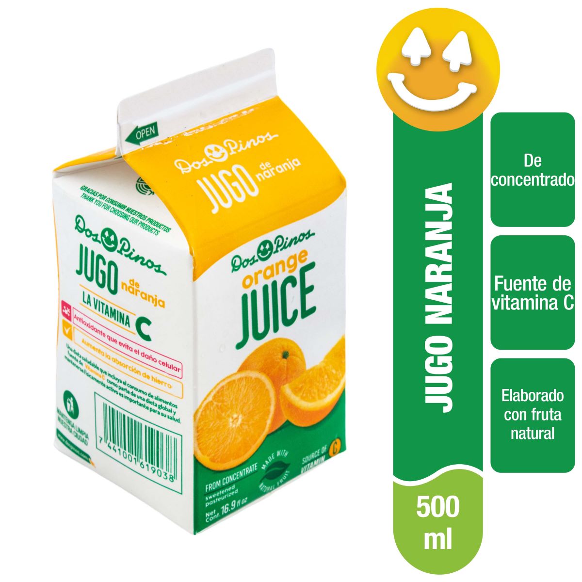 JUGÓ NARANJA 500ML