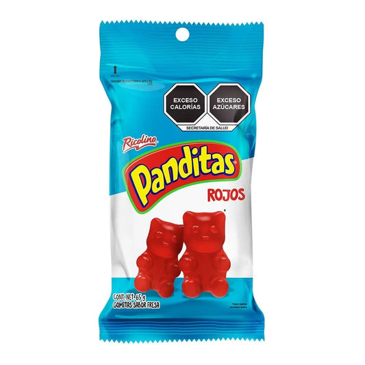 GOMITAS PANDITAS ROJOS 70G