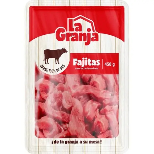 LA GRANJA FAJITAS DE RES 450G