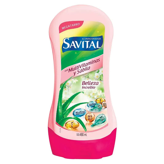 ACONDICIONADOR SAVILE MULTIVITAMINAS Y SÁBILA 490ML