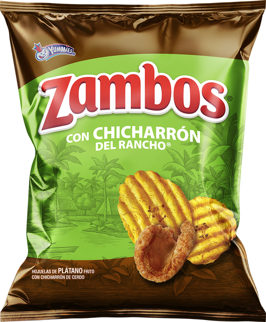 ZAMBOS CHICHARRON DEL RANCHO 140G