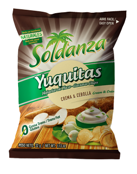 YUQUITAS CREMA Y CEBOLLA SOLDANZA 32G