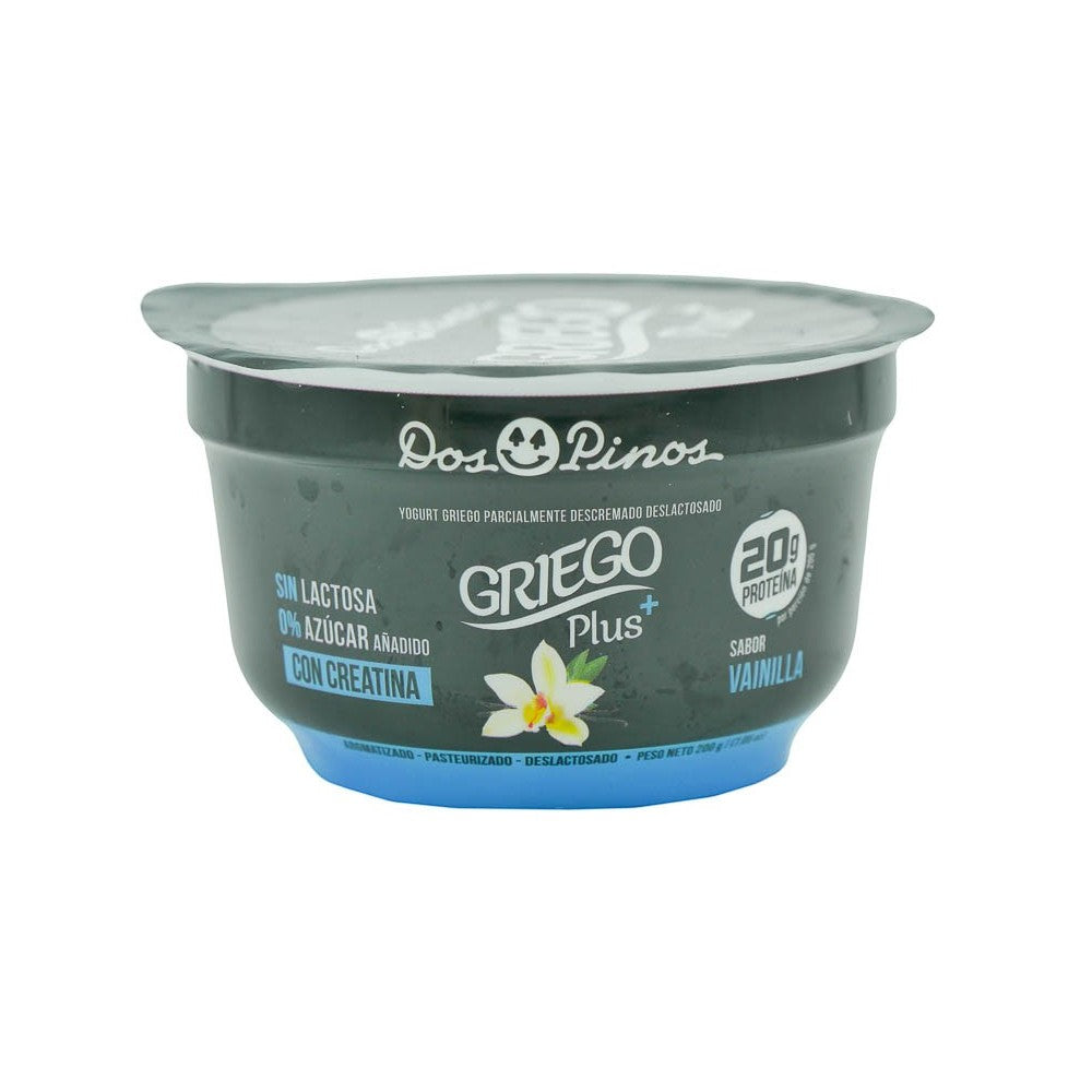YOGURT GRIEGO PLUS VAINILLA 200G