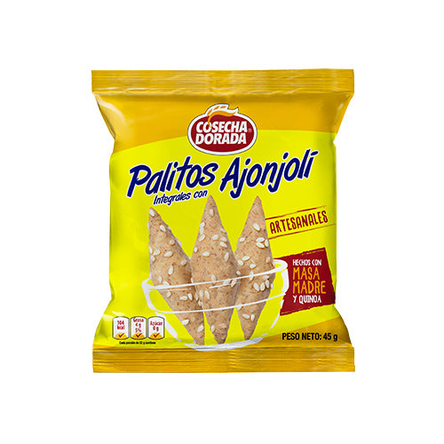 PALITOS DE AJONJOLÍ COSECHA DORADA 45G