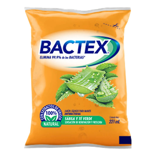 BACTEX SABILA TE VERDE BOLSA 221ML