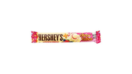 HERSHEYS FRUTOS ROJOS CHOCO TUBES 25G