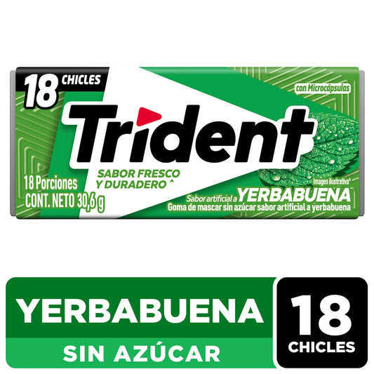 TRIDENT YIERBA BUENA 18U