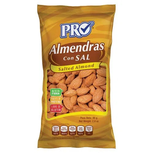 ALMENDRAS C/SAL PRO 80G