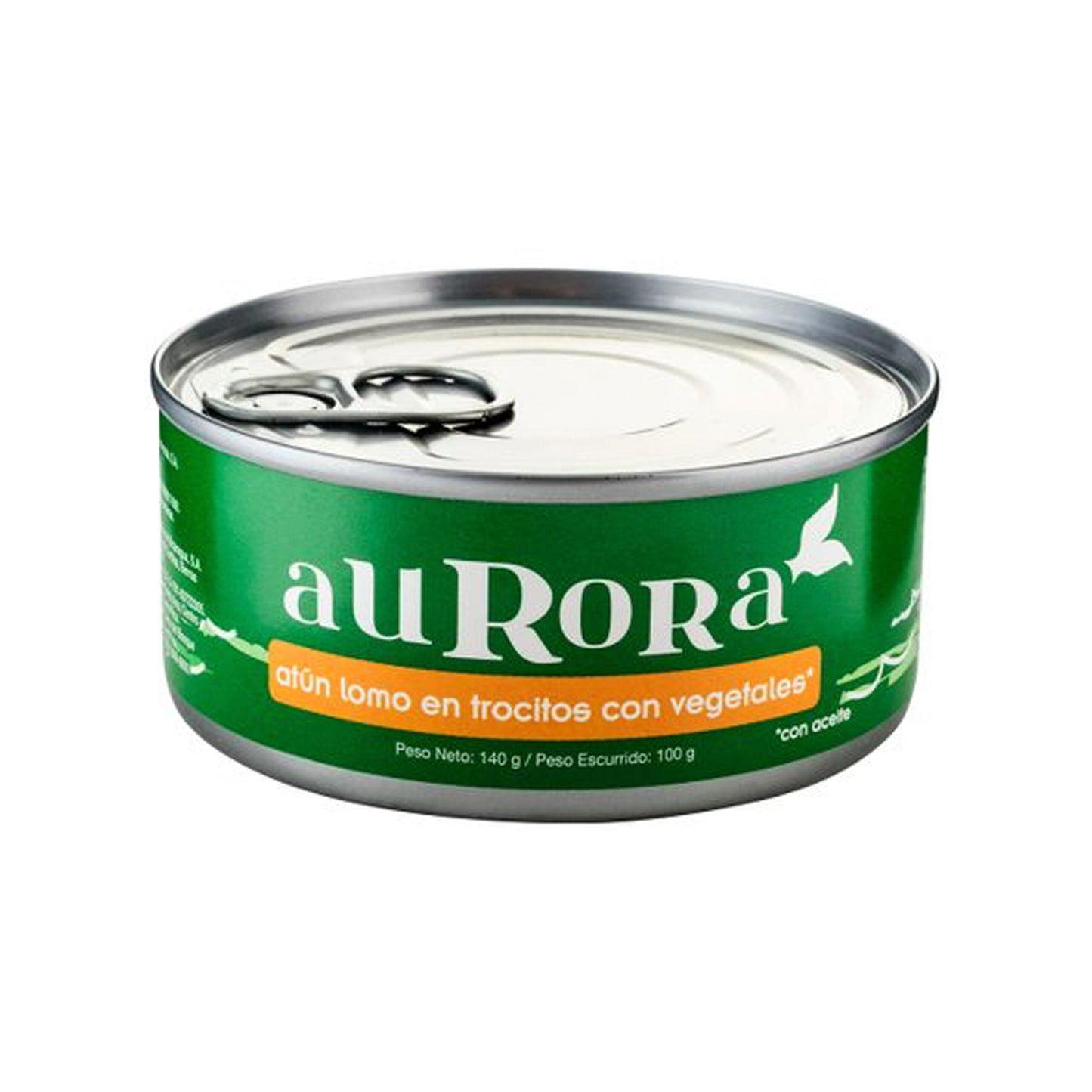 ATUN AURORA TROCITOS CON VEGETALES EN ACEITE 140G