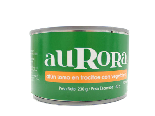 ATUN AURORA TROZOS C/VEGETALES 230g